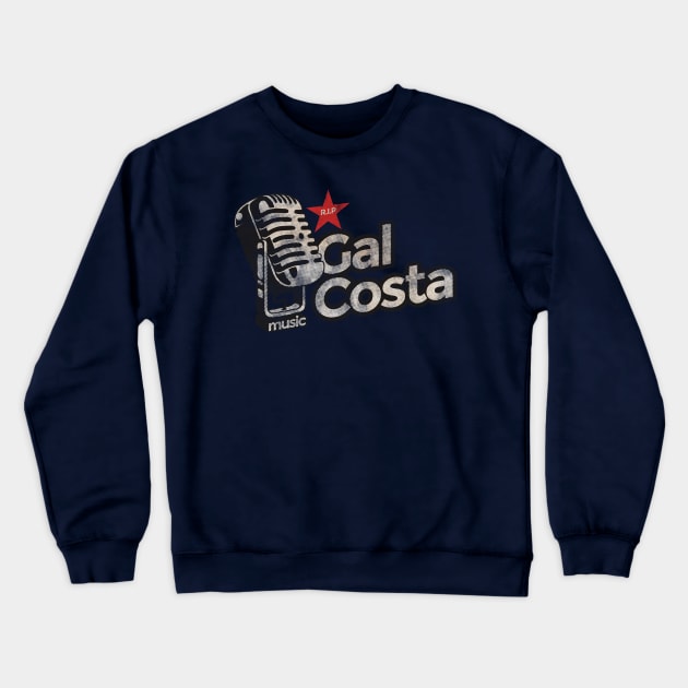 Gal Costa - Rest In Peace Vintage Crewneck Sweatshirt by G-THE BOX